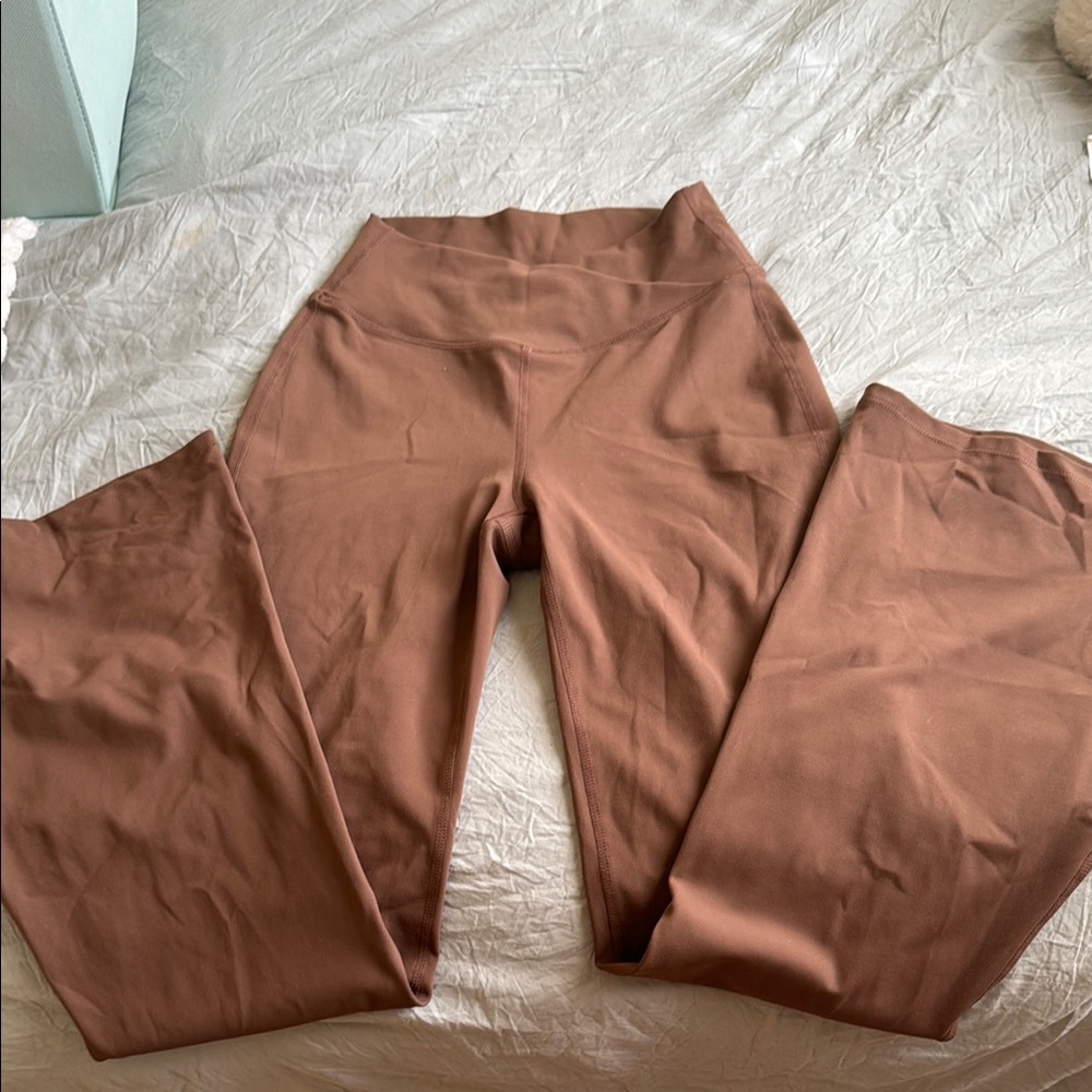 HALARA Brown Boot Cut Flare Pants